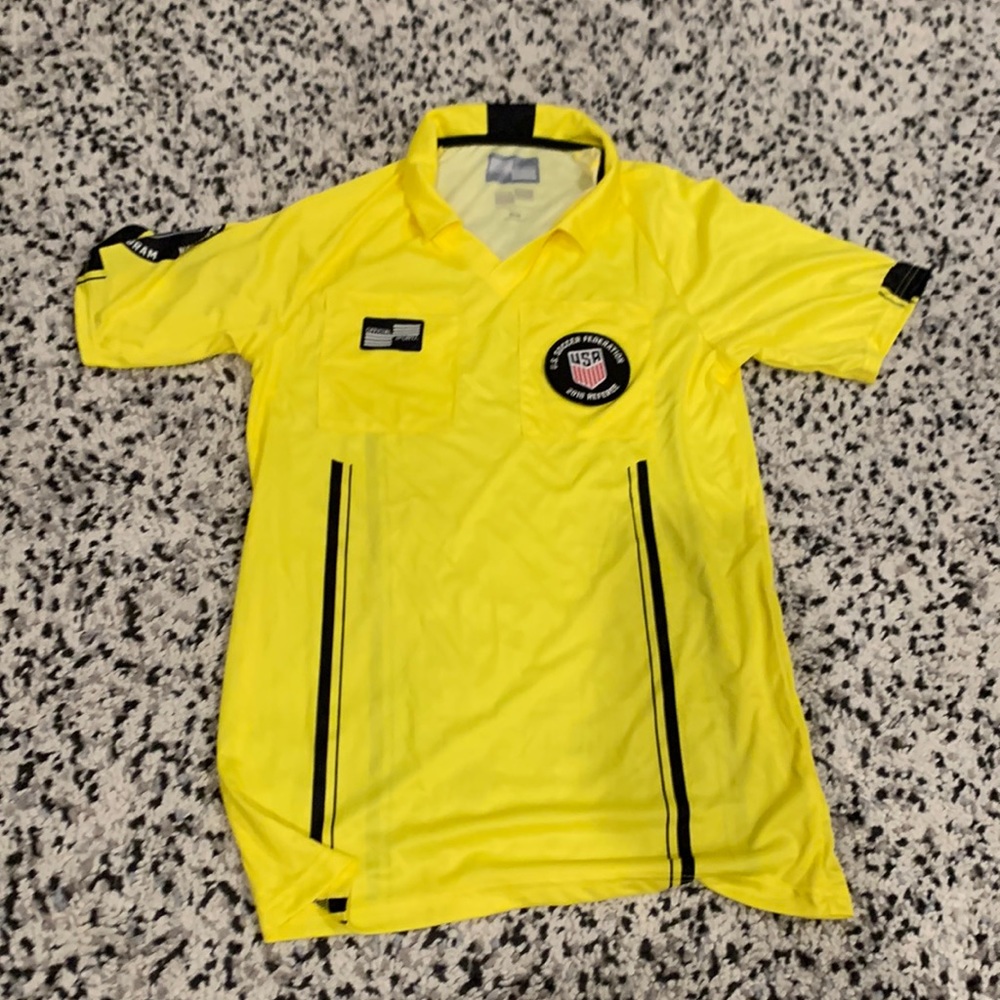 US soccer referee jersey